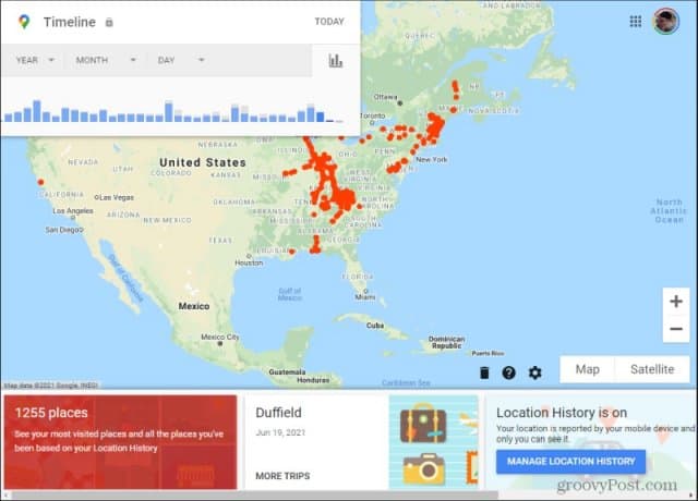 location history