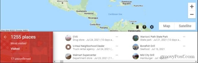 location history