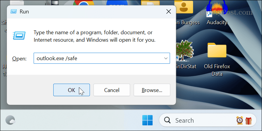 Outlook Not Opening on Windows