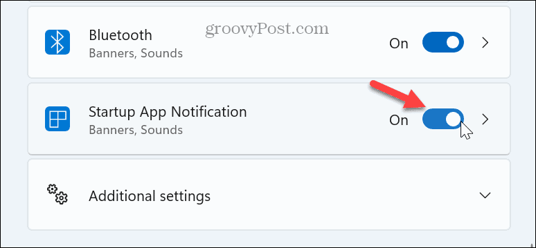  startup app notifications