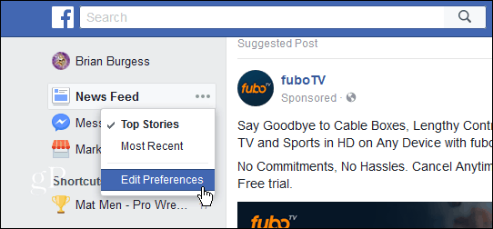 4 Edit Feed PReferences