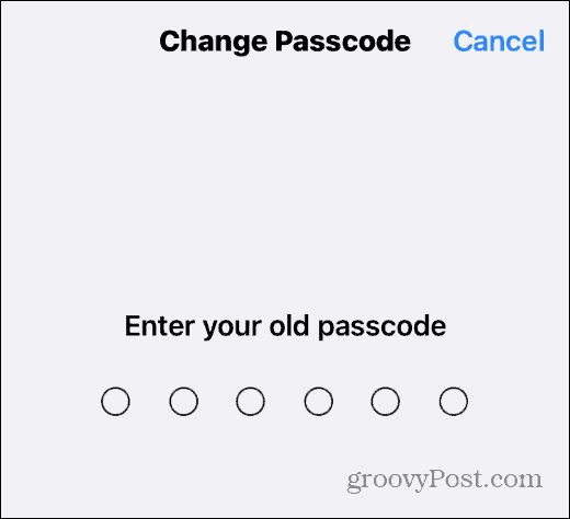 Change the Passcode on iPhone