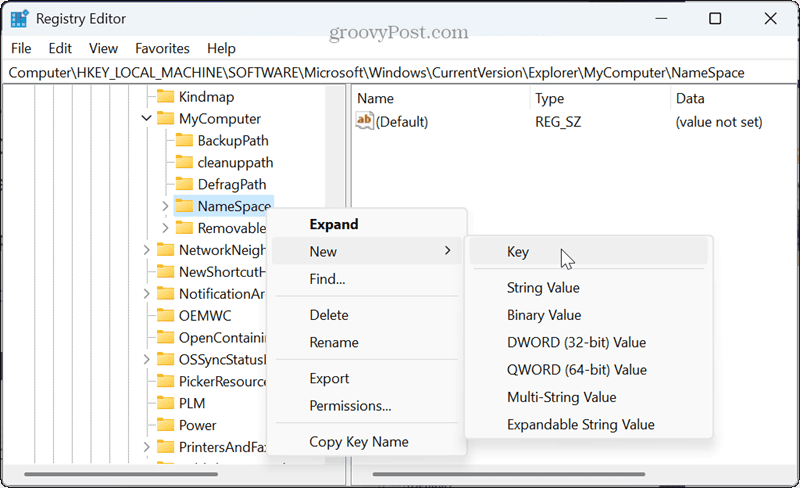 namespace key