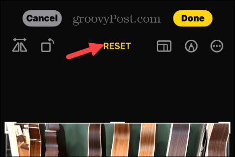 reset button