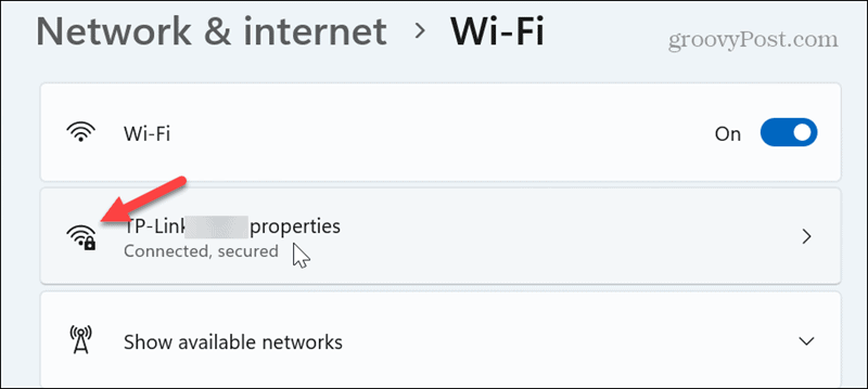 wi-fi signal strength settings