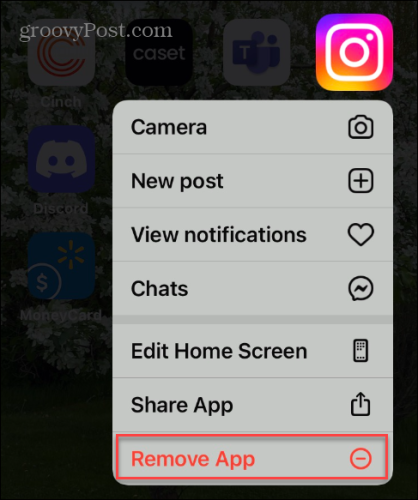 Clear Instagram Cache