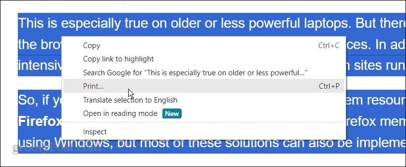 Fix Google Chrome Not Printing