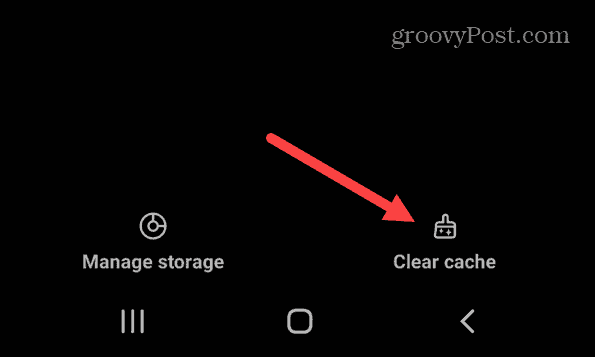 Clear Android Cache