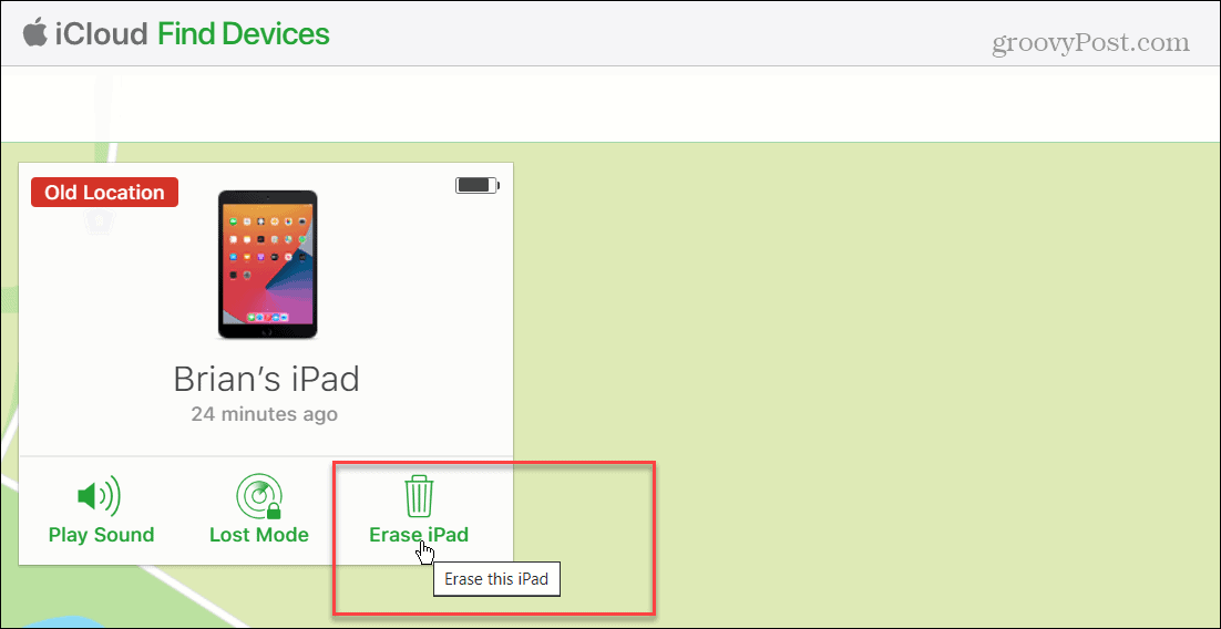 Disable Find My iPhone