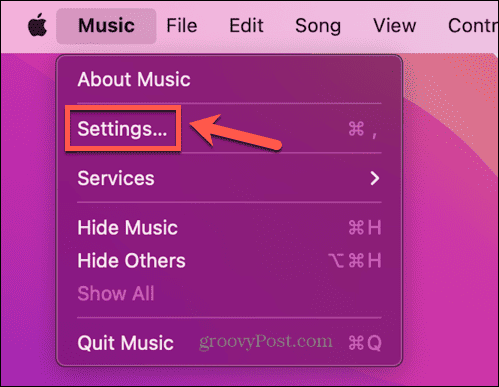 apple music settings