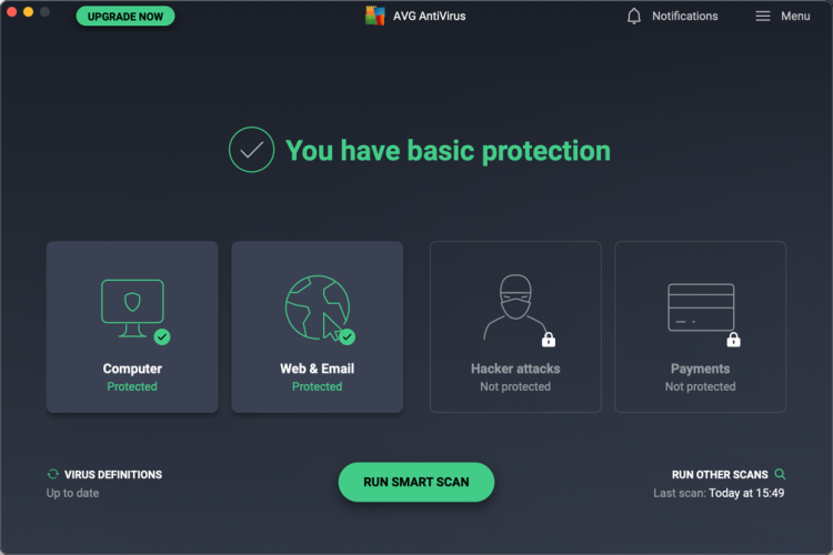 avg free antivirus for mac