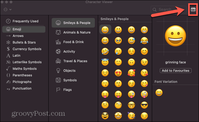 mac emoji viewer icon