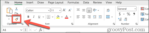 excel paint format tool