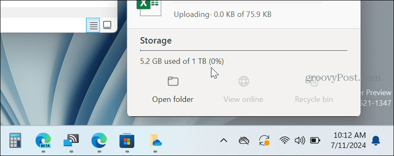 Check the Amount of OneDrive Storage You Have