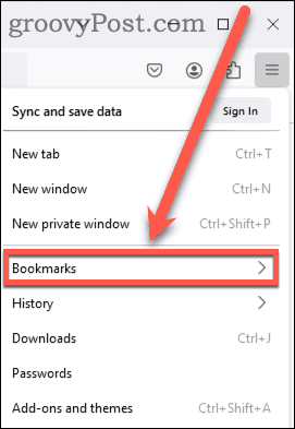 Click Bookmarks