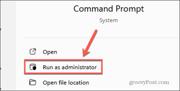 windows 11 run command prompt as administrator