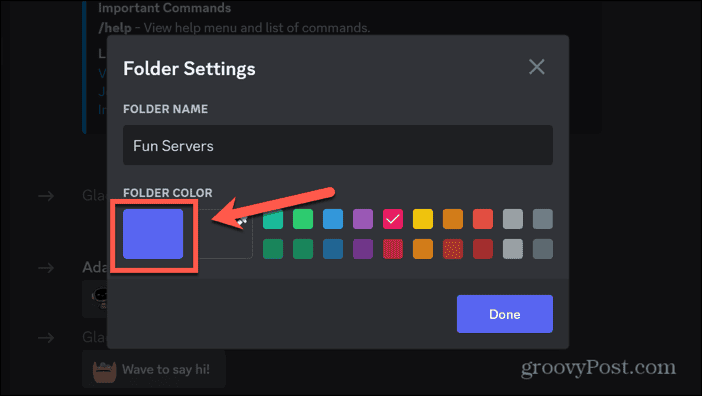 discord server folder color