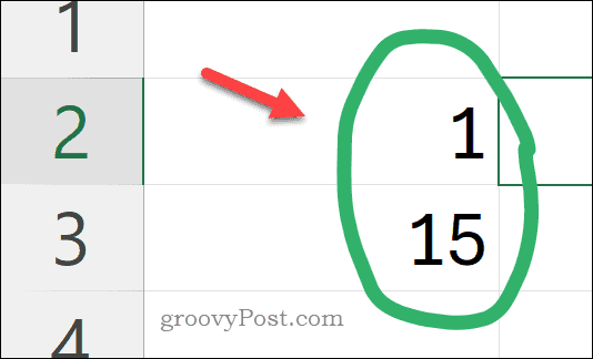 Selecting content with the Action Pen in Excel