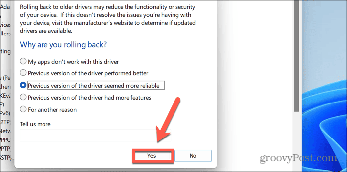 windows 11 why are you rolling back