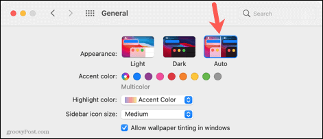 Auto display in System Preferences