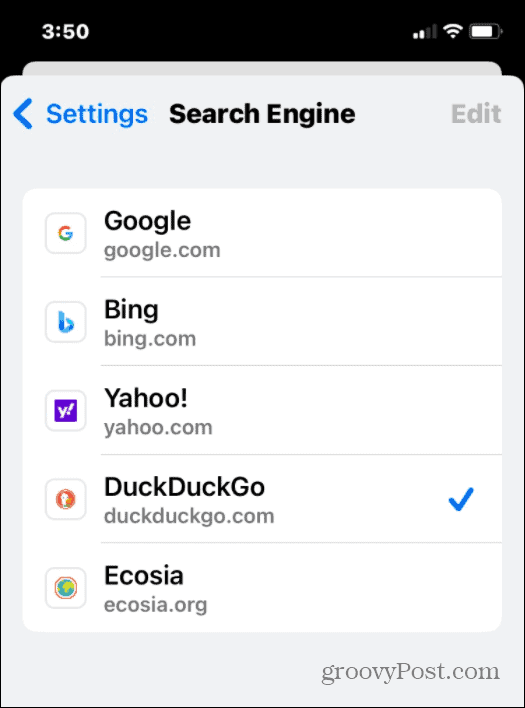 Google Chrome Choose Search Engine