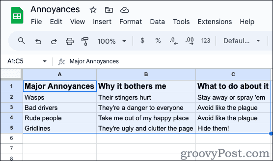 Highlight cells to create borders