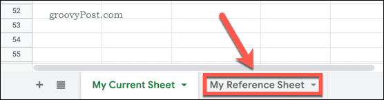 select google sheet