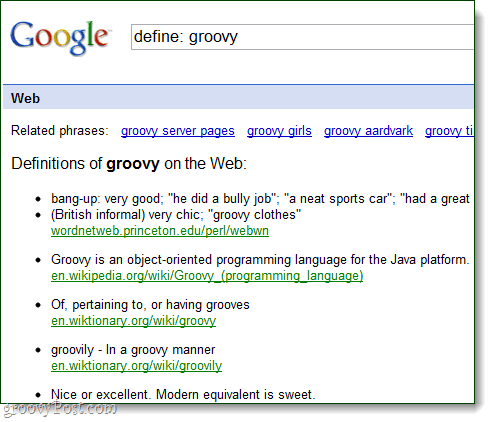 google dictionary