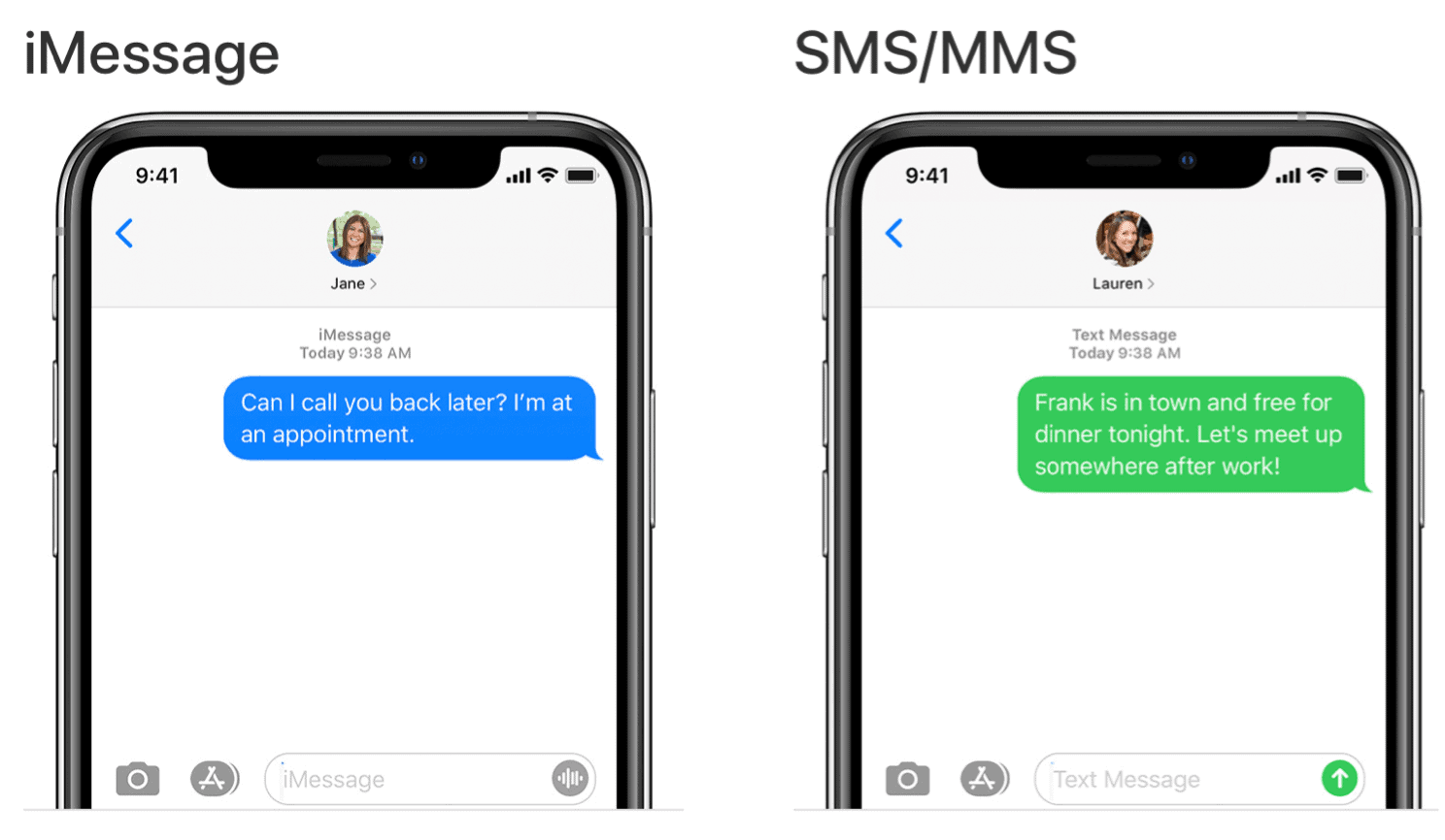 Messages in macOS Big Sur iMessage vs SMS