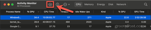 macbook kill process