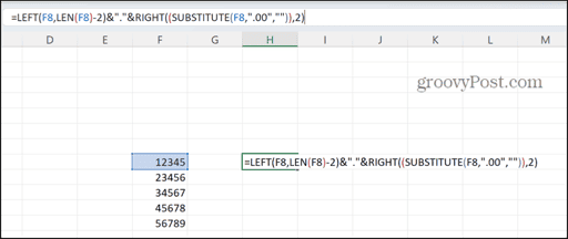 excel len formula