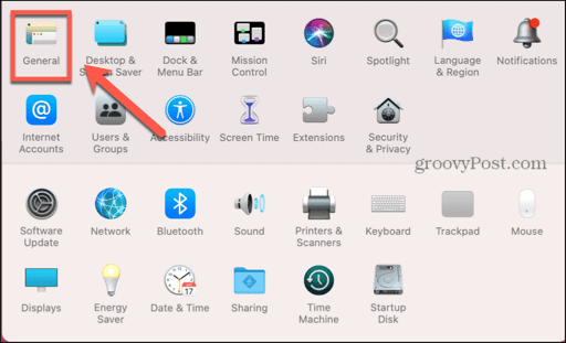 mac general settings