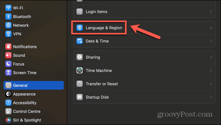 mac language and region settings