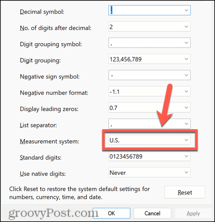 windows measurement system