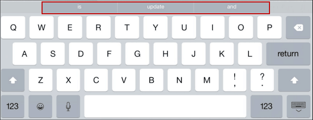 Predictive Text iOS 8