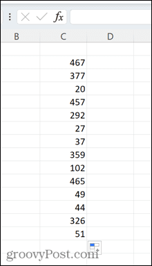 excel random numbers