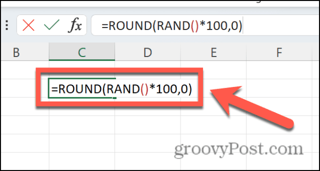 excel rand formula