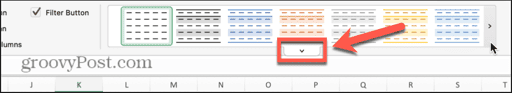 excel mac down arrow