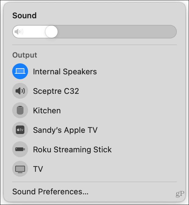 Sound Control on Mac