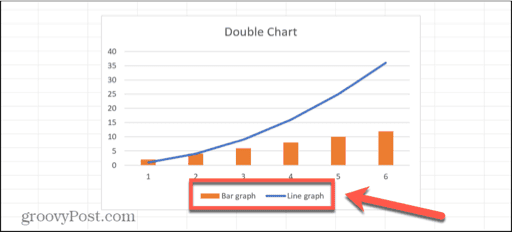 excel legend showing new series names