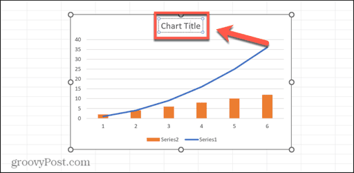 excel chart title