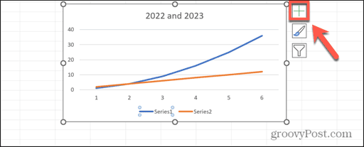 excel add chart elements