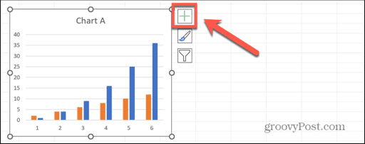 excel add elements to chart