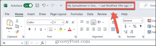 excel last modified onedrive file