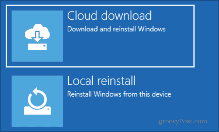 windows 11 cloud or local install