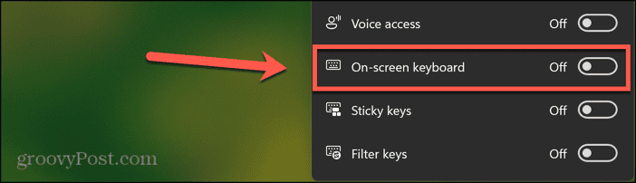 windows 11 on-screen keyboard toggle